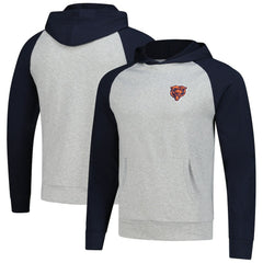 Chicago Bears Antigua Urgent Pullover Hoodie - Heather Gray/Navy online