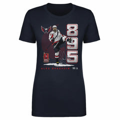 Alexander Ovechkin Washington Capitals 500 Level Women's NHL All-Time Leading Goal Scorer Vertical T-Shirt - Navy T-shirts