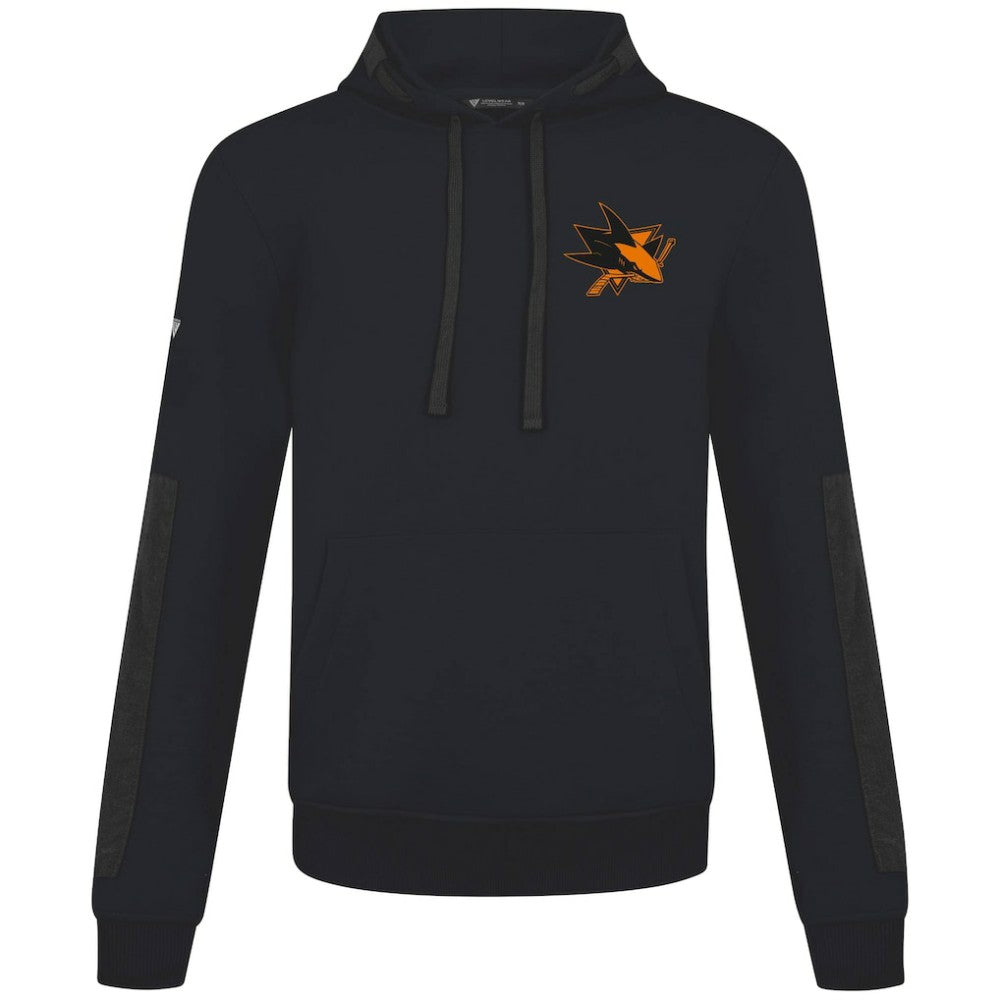 San Jose Sharks Levelwear Bombay Response Pullover Hoodie - Black Hoodies