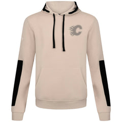 Calgary Flames Levelwear Bombay Response Pullover Hoodie - Khaki Hoodies