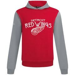 Detroit Red Wings Levelwear Ultimate Mission Pullover Hoodie - Red/Gray Hoodies
