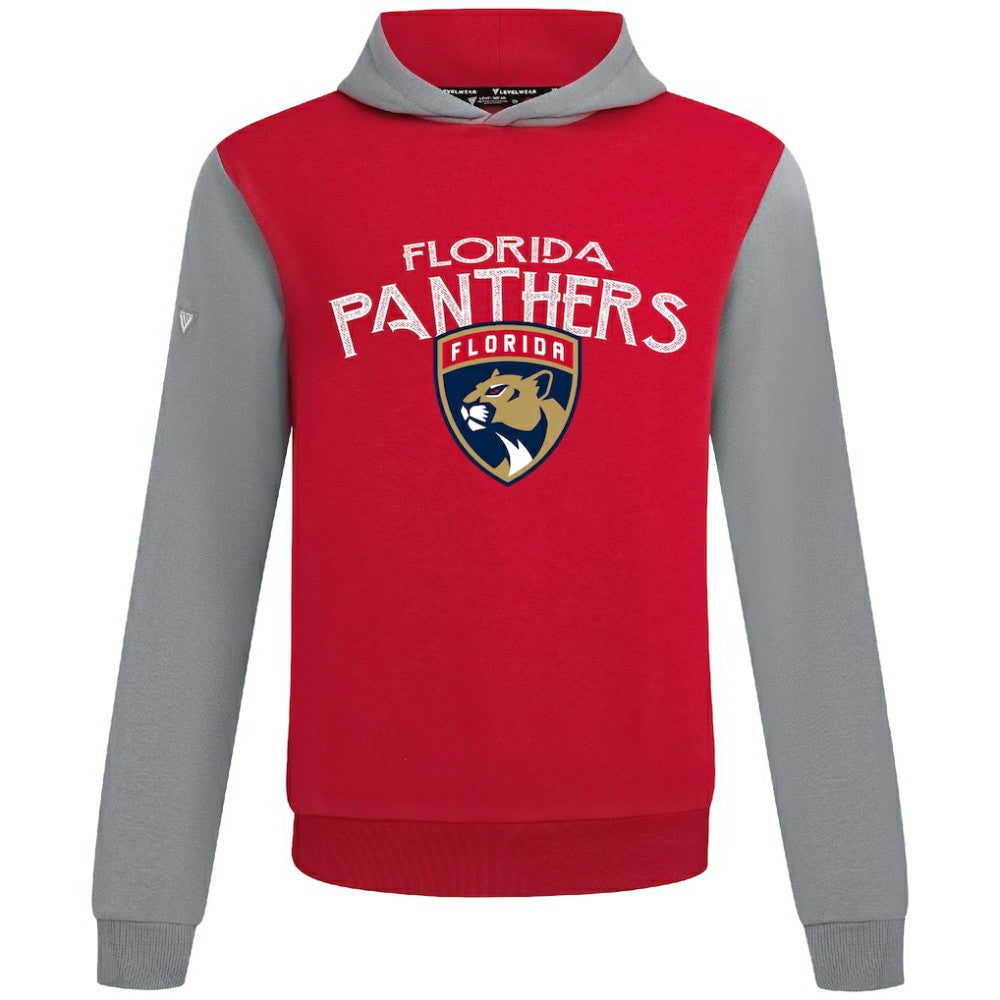 Florida Panthers Levelwear Ultimate Mission Pullover Hoodie - Red/Gray Hoodies