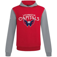 Washington Capitals Levelwear Ultimate Mission Pullover Hoodie - Red/Gray Hoodies