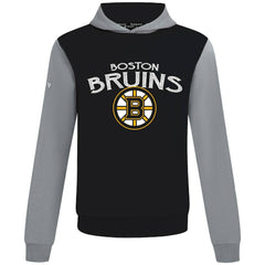 Boston Bruins Levelwear Ultimate Mission Pullover Hoodie - Black/Gray Hoodies
