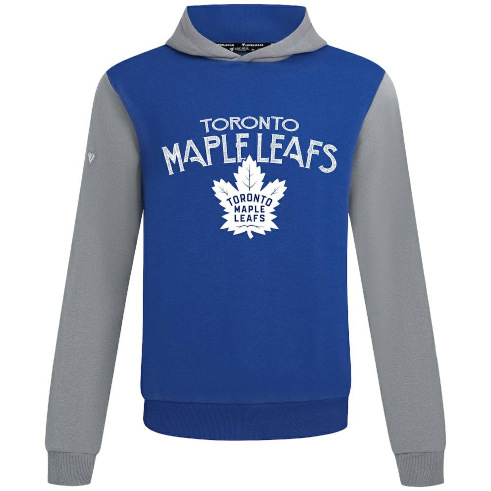 Toronto Maple Leafs Levelwear Ultimate Mission Pullover Hoodie - Royal/Gray Hoodies