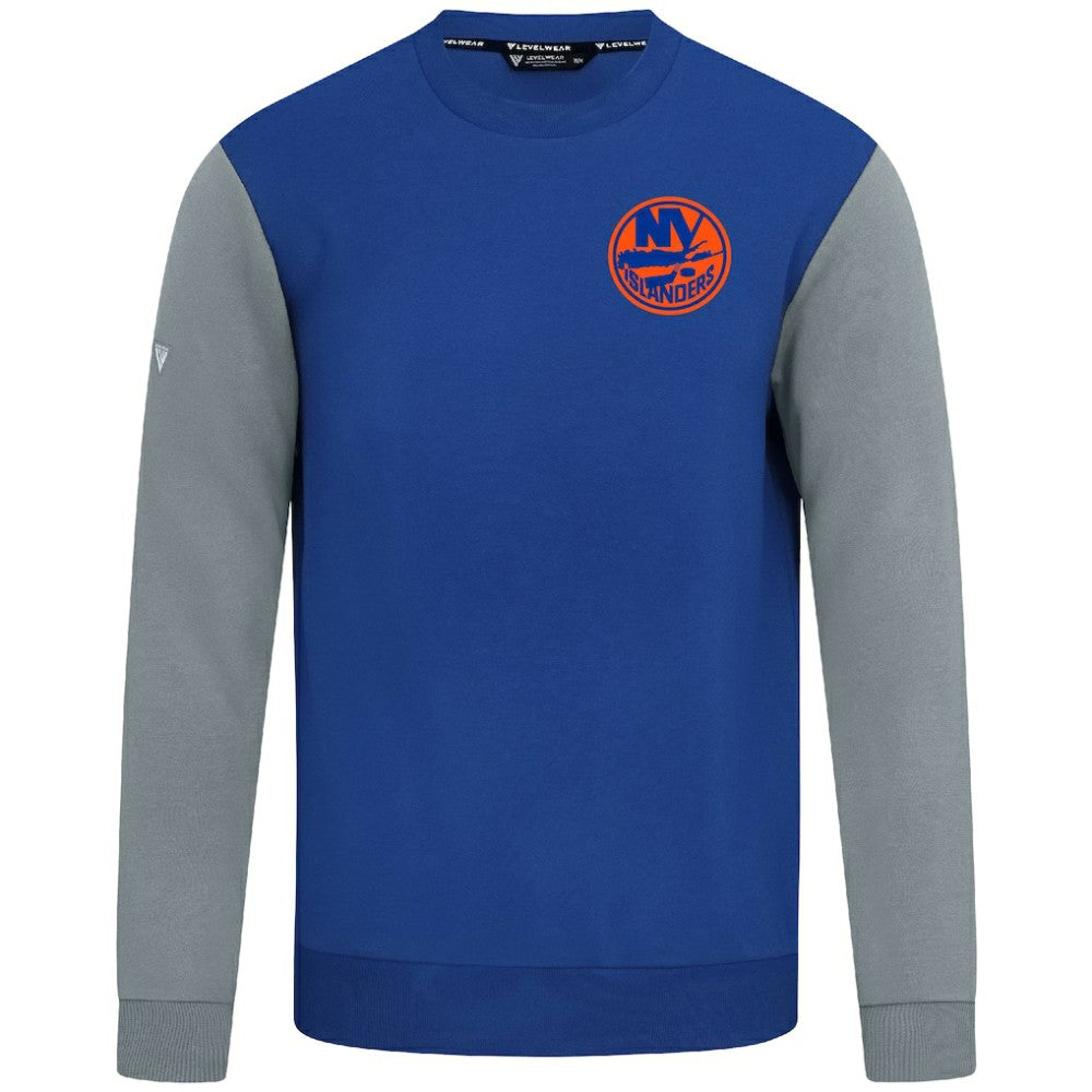 New York Islanders Levelwear Ultimate Response Sweatshirt - Royal/Gray Sweatshirts