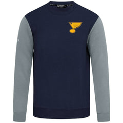 St. Louis Blues Levelwear Ultimate Response Sweatshirt - Navy/Gray Sweatshirts