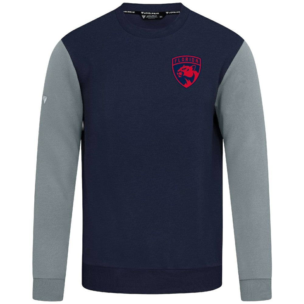 Florida Panthers Levelwear Ultimate Response Sweatshirt - Navy/Gray Sweatshirts