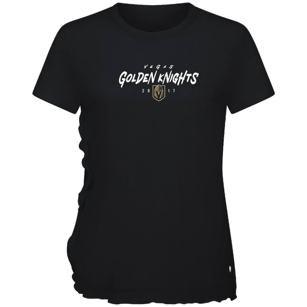 Vegas Golden Knights Levelwear Women's Airflow Scratched T-Shirt - Black T-shirts