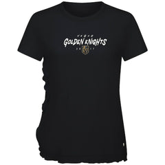 Vegas Golden Knights Levelwear Women's Airflow Scratched T-Shirt - Black T-shirts