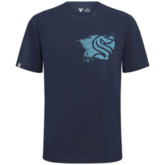Seattle Kraken Levelwear Focal Blasted T-Shirt - Deep Sea Blue T-shirts