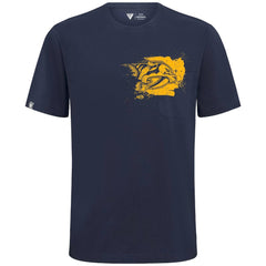 Nashville Predators Levelwear Focal Blasted T-Shirt - Navy T-shirts