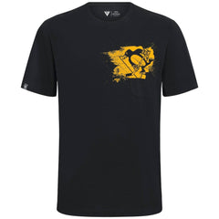 Pittsburgh Penguins Levelwear Focal Blasted T-Shirt - Black T-shirts