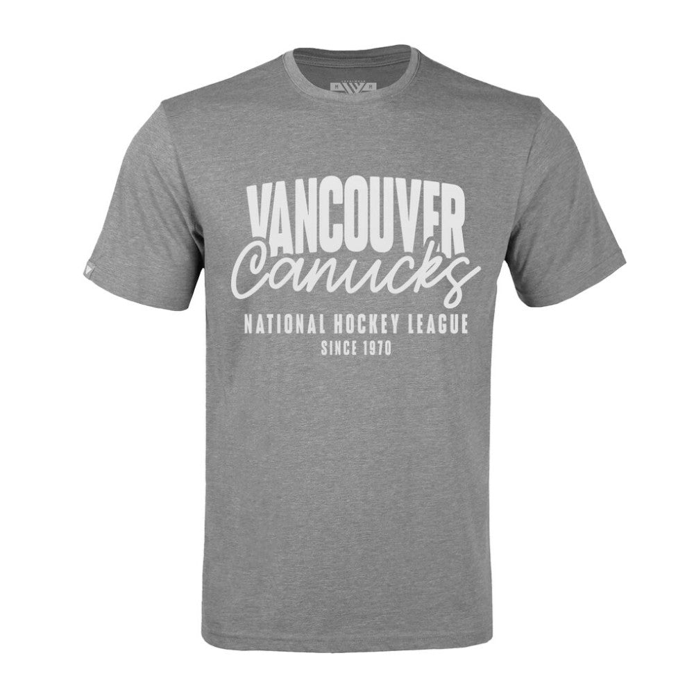 Vancouver Canucks Levelwear Richmond Response T-Shirt - Gray T-shirts