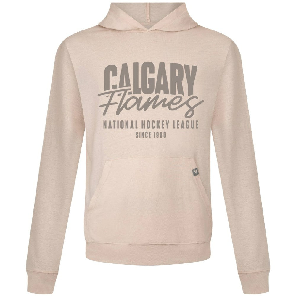 Calgary Flames Levelwear Relay Response Pullover Hoodie - Khaki Hoodies