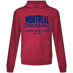 Montreal Canadiens Levelwear Relay Response Pullover Hoodie - Red Hoodies