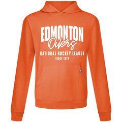 Edmonton Oilers Levelwear Relay Response Pullover Hoodie - Orange Hoodies