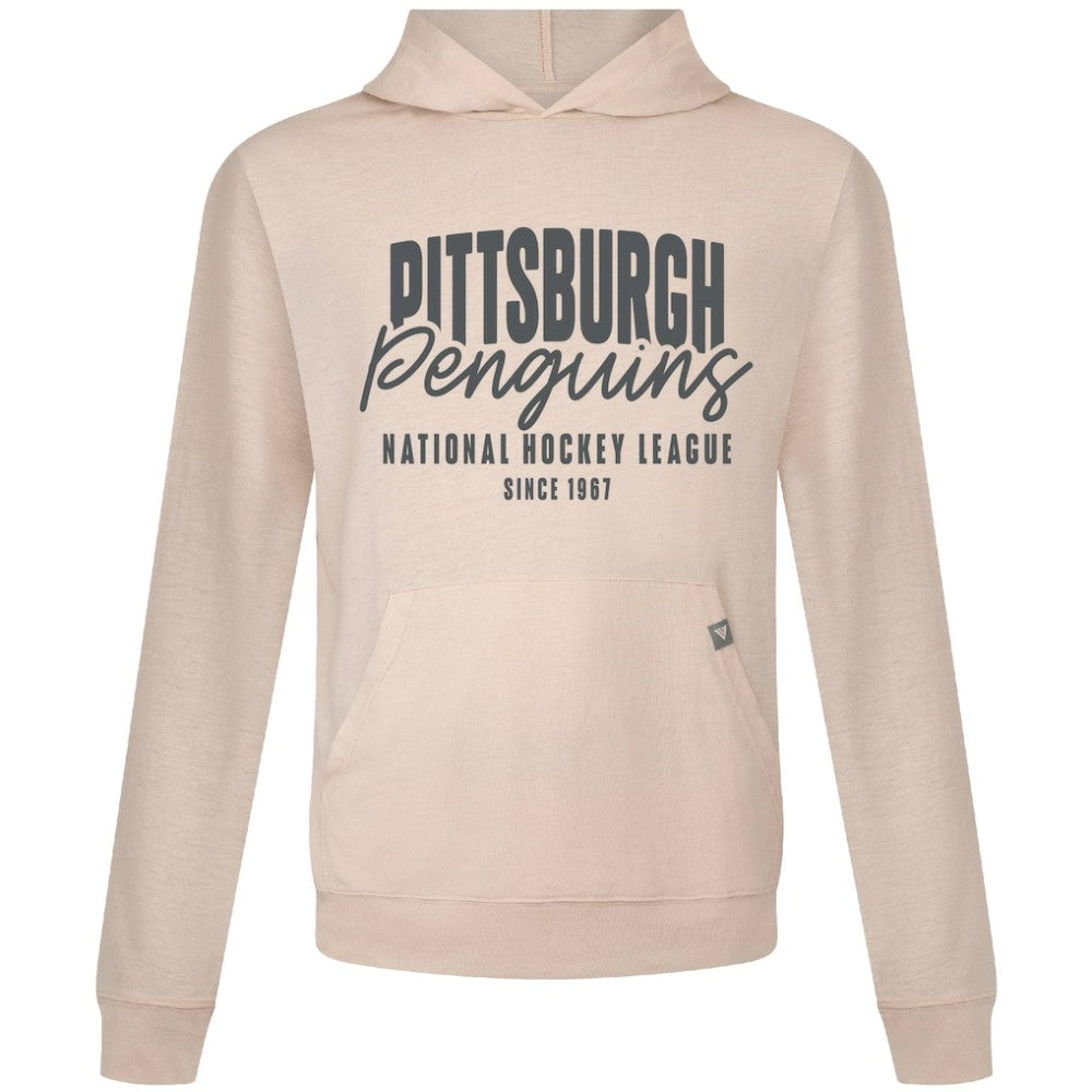 Pittsburgh Penguins Levelwear Relay Response Pullover Hoodie - Khaki Hoodies