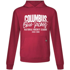 Columbus Blue Jackets Levelwear Relay Response Pullover Hoodie - Red Hoodies
