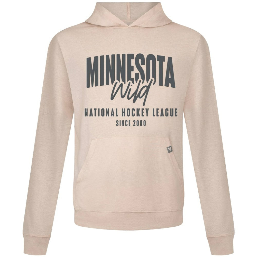 Minnesota Wild Levelwear Relay Response Pullover Hoodie - Khaki Hoodies