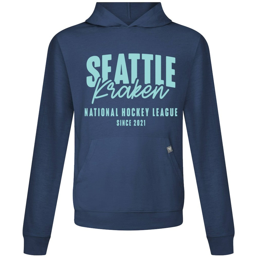 Seattle Kraken Levelwear Relay Response Pullover Hoodie - Deep Sea Blue Hoodies