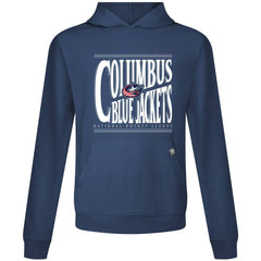 Columbus Blue Jackets Levelwear Relay Powerhouse Pullover Hoodie - Navy Hoodies