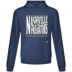Nashville Predators Levelwear Relay Powerhouse Pullover Hoodie - Navy Hoodies