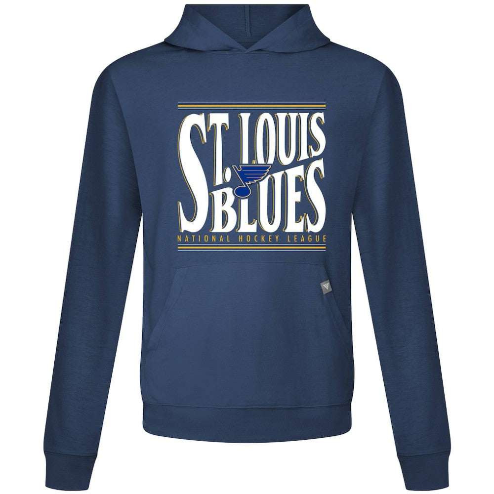 St. Louis Blues Levelwear Relay Powerhouse Pullover Hoodie - Navy Hoodies