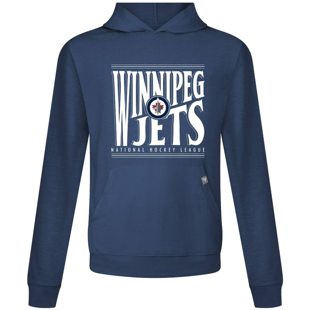Winnipeg Jets Levelwear Relay Powerhouse Pullover Hoodie - Navy Hoodies