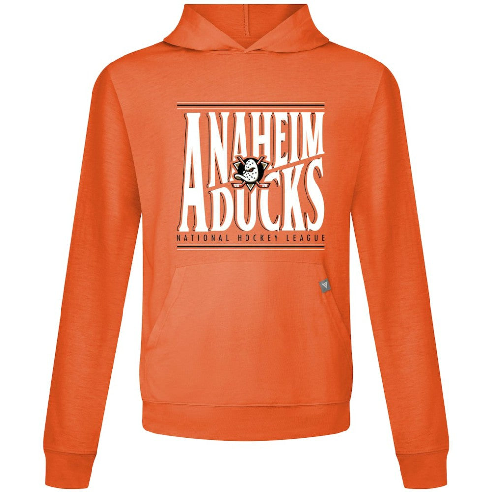 Anaheim Ducks Levelwear Relay Powerhouse Pullover Hoodie - Orange Hoodies