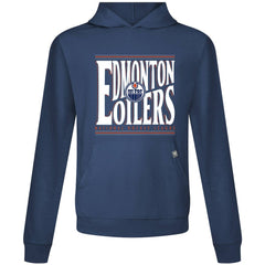 Edmonton Oilers Levelwear Relay Powerhouse Pullover Hoodie - Navy Hoodies