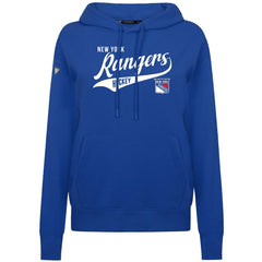 New York Rangers Levelwear Women's Adorn Glide Pullover Hoodie - Royal Hoodies