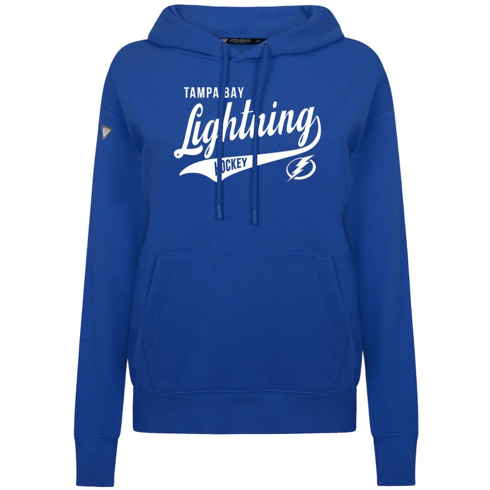 Tampa Bay Lightning Levelwear Women's Adorn Glide Pullover Hoodie - Royal Hoodies