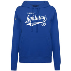 Tampa Bay Lightning Levelwear Women's Adorn Glide Pullover Hoodie - Royal Hoodies
