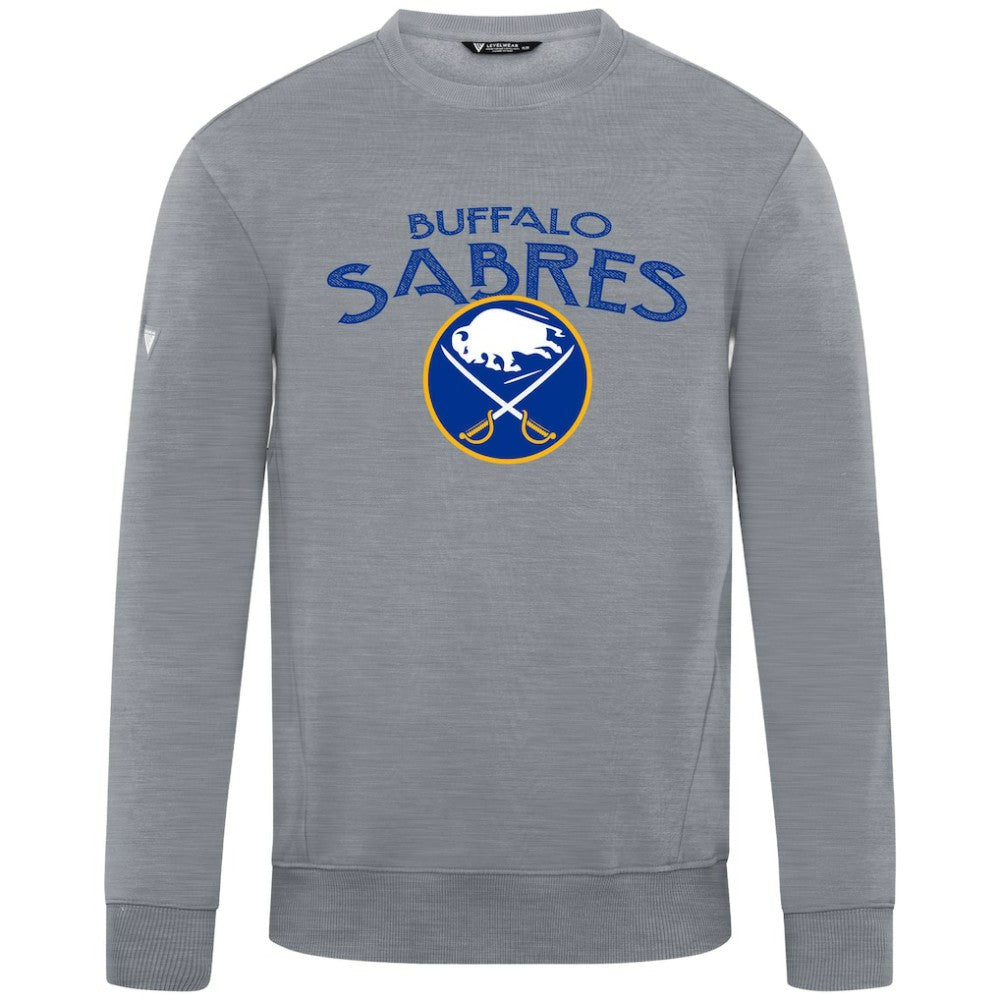 Buffalo Sabres Levelwear Zane Mission Sweatshirt - Gray Sweatshirts