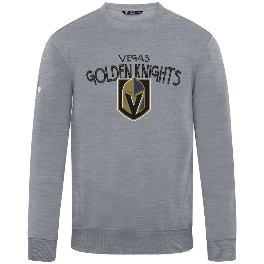 Vegas Golden Knights Levelwear Zane Mission Sweatshirt - Gray Sweatshirts