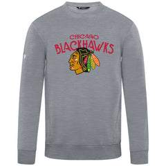 Chicago Blackhawks Levelwear Zane Mission Sweatshirt - Gray Sweatshirts