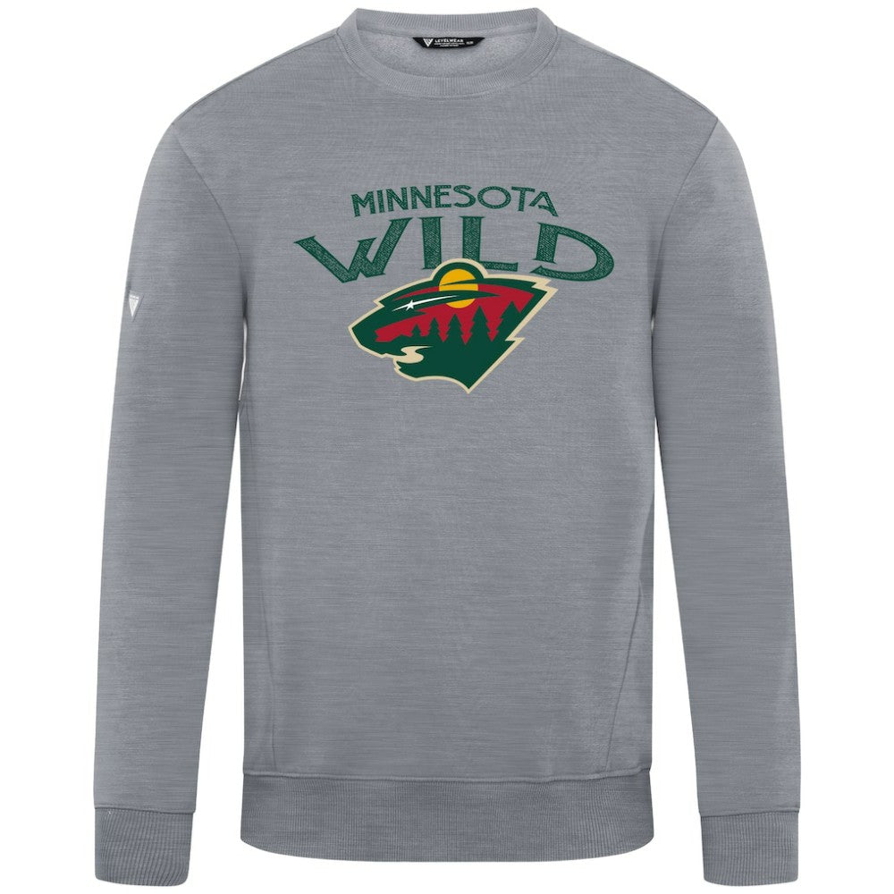Minnesota Wild Levelwear Zane Mission Sweatshirt - Gray Sweatshirts