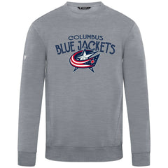 Columbus Blue Jackets Levelwear Zane Mission Sweatshirt - Gray Sweatshirts