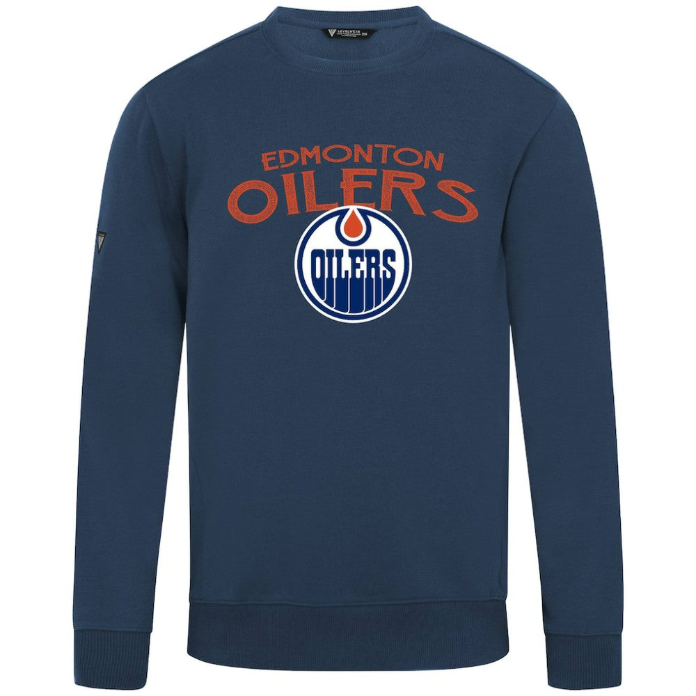 Edmonton Oilers Levelwear Zane Mission Sweatshirt - Navy Sweatshirts