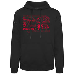 New Jersey Devils Levelwear Podium Campaign Pullover Hoodie - Black Jerseys