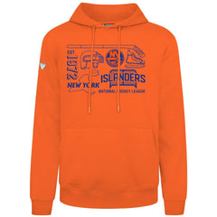 New York Islanders Levelwear Podium Campaign Pullover Hoodie - Orange Hoodies