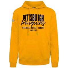 Pittsburgh Penguins Levelwear Podium Response Pullover Hoodie - Gold Hoodies