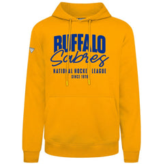 Buffalo Sabres Levelwear Podium Response Pullover Hoodie - Gold Hoodies
