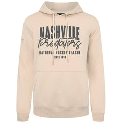 Nashville Predators Levelwear Podium Response Pullover Hoodie - Khaki Hoodies