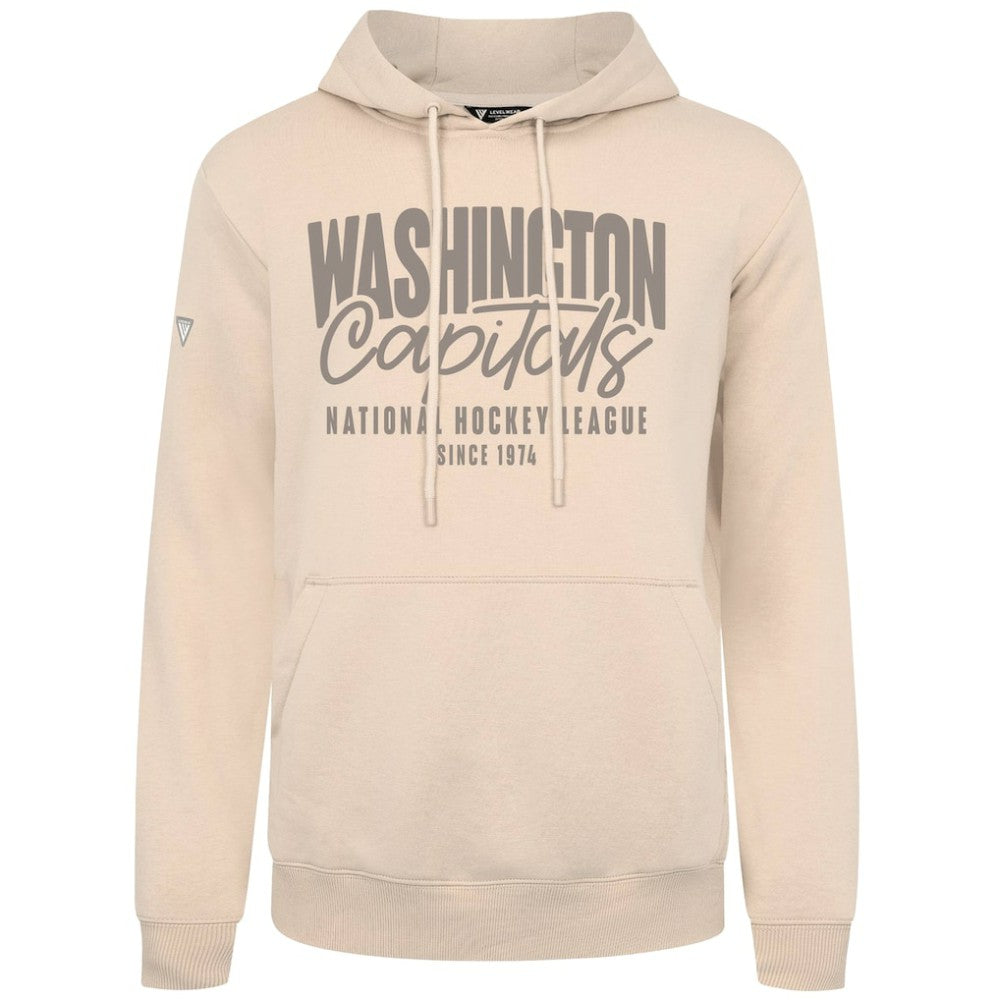 Washington Capitals Levelwear Podium Response Pullover Hoodie - Khaki Hoodies