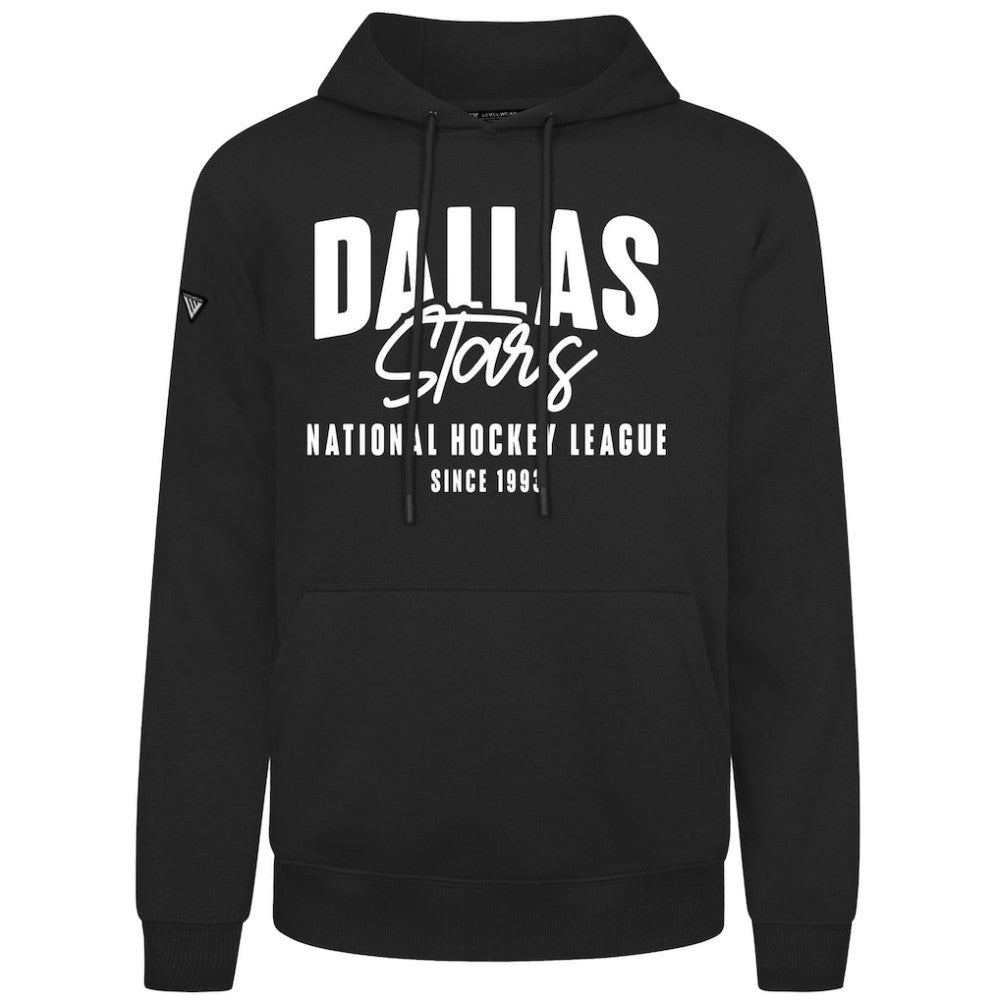 Dallas Stars Levelwear Podium Response Pullover Hoodie - Black Hoodies