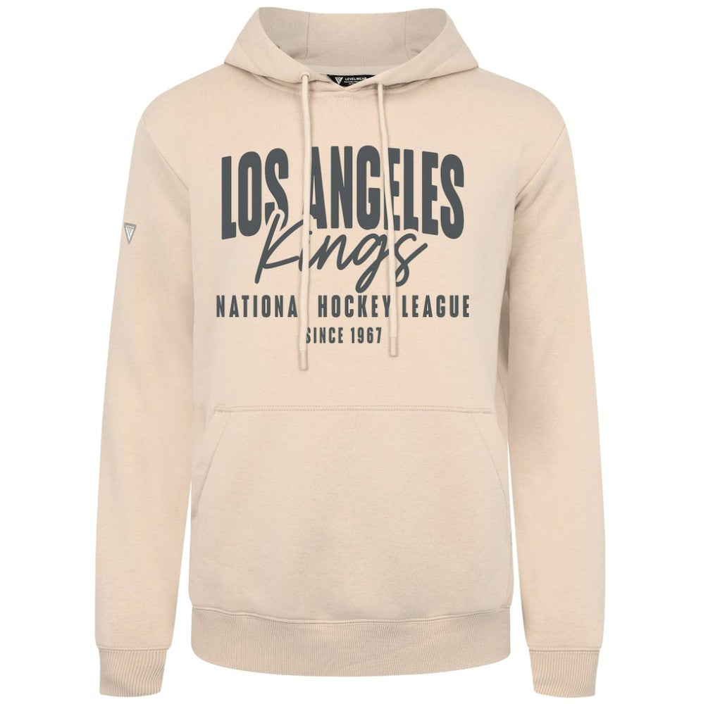 Los Angeles Kings Levelwear Podium Response Pullover Hoodie - Khaki Hoodies