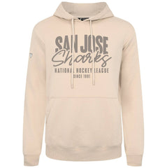 San Jose Sharks Levelwear Podium Response Pullover Hoodie - Khaki Hoodies