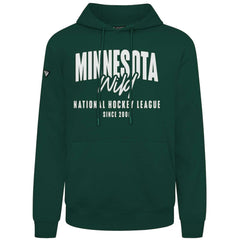 Minnesota Wild Levelwear Podium Response Pullover Hoodie - Green Hoodies